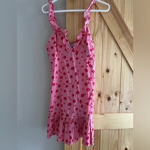 Zara pink floral sundress